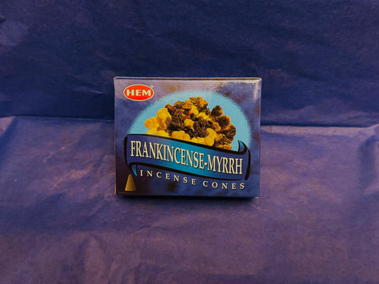 Frankincense & Myrrh Incense Cones