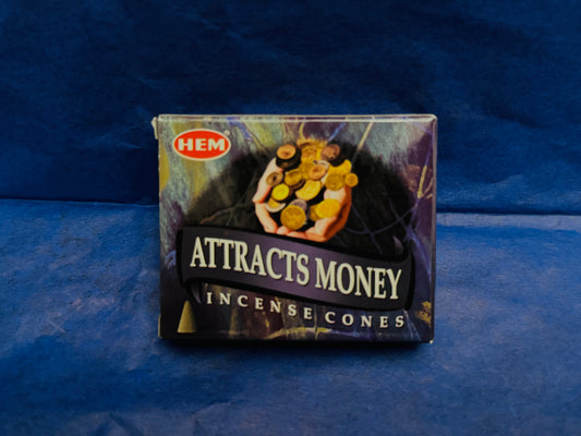 Attracts Money Incense Cones