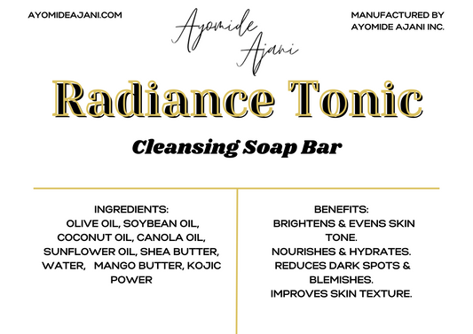 RADIANCE TONIC - CLEANSING SOAP BAR